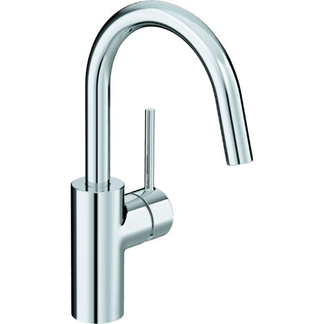 Waschtischarmatur Kludi Bozz, Ausladung 165 mm, chrom - 380280576