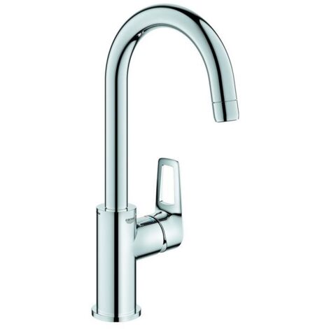 Waschtischmischer Grohe Bauloop L-Size, Ausladung 140 mm, mit Pop-Up Ablauf, chrom - 23891001