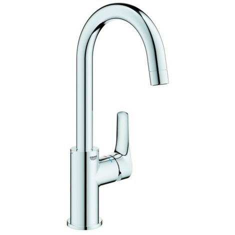 Waschtischmischer Grohe Eurosmart L-Size, Ausladung 140 mm, mit Pop-Up Ablauf, chrom - 23970003