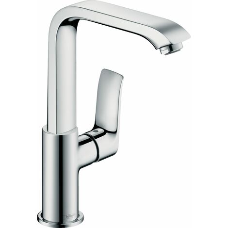 Waschtischmischer Hansgrohe Metris 230, Ausladung 155 mm Schwenkauslauf, mit Pop-Up Ablauf, chrom - 31187000