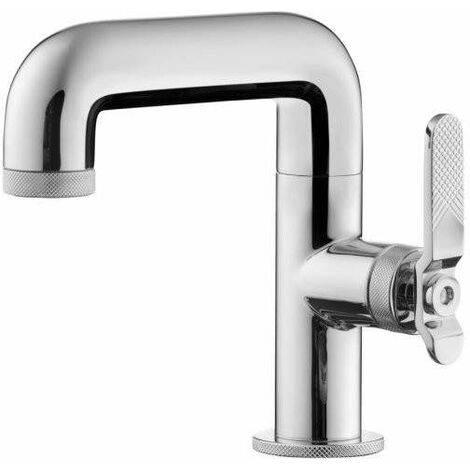Waschtischmischer komplett mit Clic-Clac 11/4 Uberlaufgarnitur IB Rubinetterie Bold Lever B2200CC  Chrom - Lever