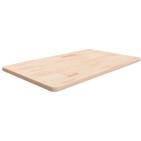 Waschtischplatte 100x60x2,5 cm Massivholz Unbehandelt vidaXL