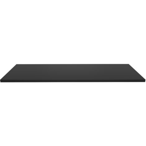 Waschtischplatte 120 cm breit modern in schwarz matt AVOLA-140