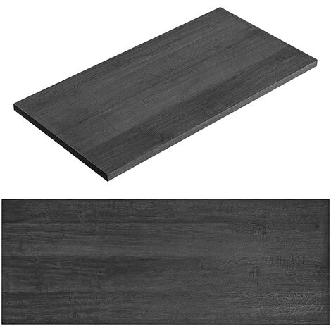 Waschtischplatte 120 cm LARCIANO-56 in Sherman Oak Nb., B/H/T: ca. 120/2,5/46 cm
