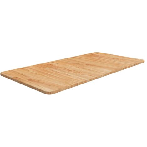Waschtischplatte Hellbraun 100x50x1,5cm behandelte Eiche