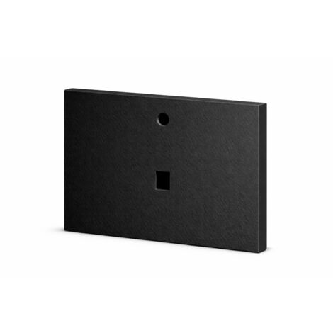 Waschtischplatte Vulcano 80 x 46 x 2,6 cm Farbe Nero