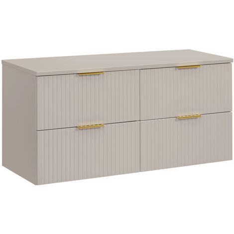 Waschtischunterschrank 120cm, in kaschmir, ADELAIDE-56-CASHMERE