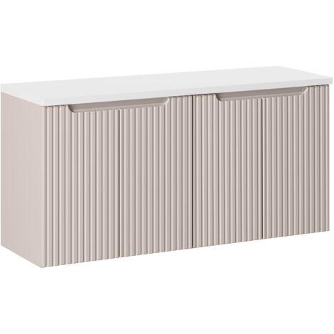 Waschtischunterschrank 120cm Riva, Kaschmir