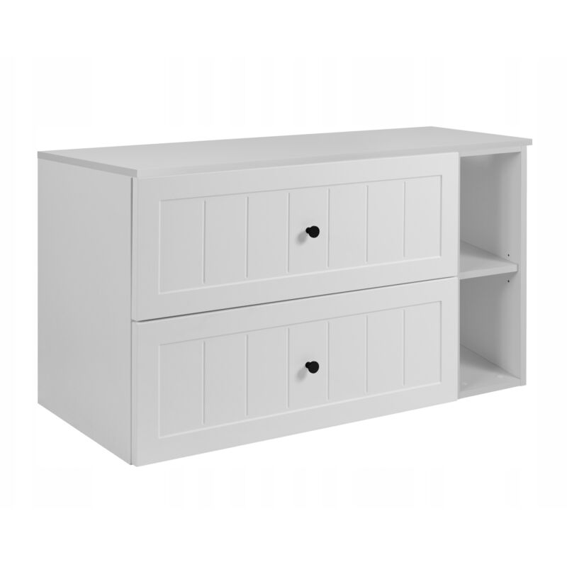 Rodan Fabryka Mebli Hängende Waschtischunterschrank 100 Cm - Weiß - Elegantes Design - Soft Close - Optimierter Platzbedarf