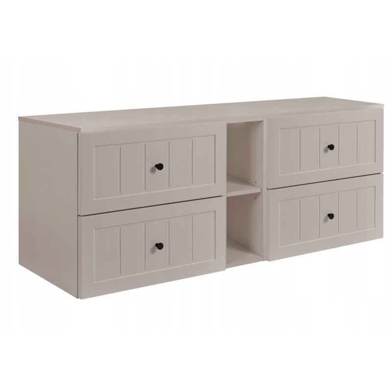 Rodan Fabryka Mebli Waschtischunterschrank Gusto 140 Cm - Farbe Kashmir - Elegantes Design - Soft Close