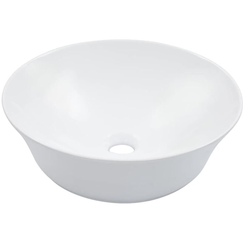Wash Basin 41x12.5 cm Ceramic White - White