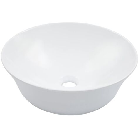 Wash Basin 41x12.5 cm Ceramic White vidaXL