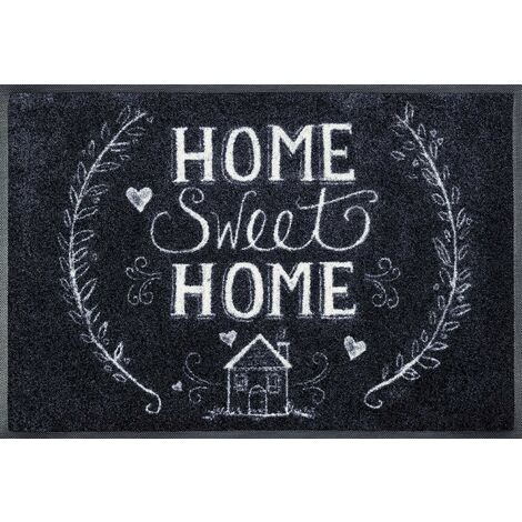 Wash+Dry Tappeto Chalky Home 50x75, Grigio