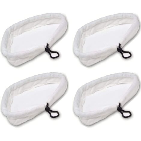 Washable Durable Steam Mop Replacement Cloths 4 Pack Steam Mop Replacement Cloths Triangular Shape Steam Cleaner Replacement Pads for Many