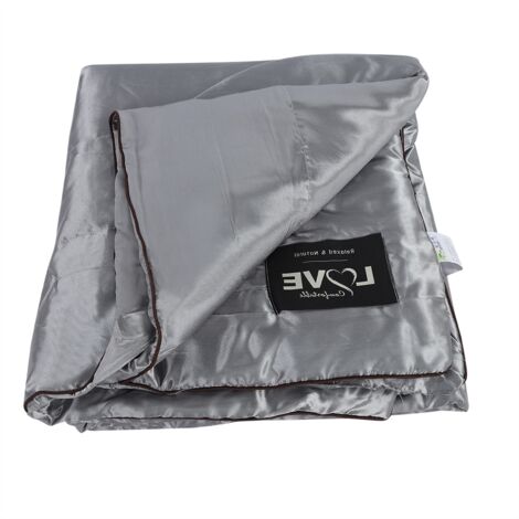 Washable Ice Silk Summer Air Conditioning Comforter Quilt Blanket (M)