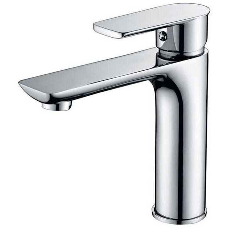 Image of Washbasin tap with square brass handle,&hellip;