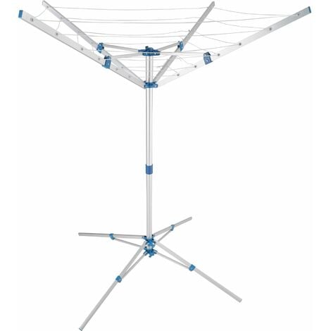 Washing Line - portable, rotary clothes dryer and airer, foldable, height-adjustable - washing line, airer, clothes line