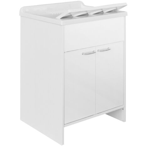 Washtub mit PVC-Schrank mit Tisch