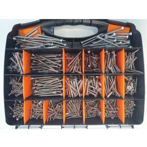 Wasi 540tlg. cas Assortiment avec vis agglo TX SEKO