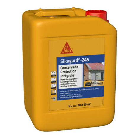 Wasserabweisender Schutz SIKA Sikagard-245 Conservado Protection Intégrale - 5L