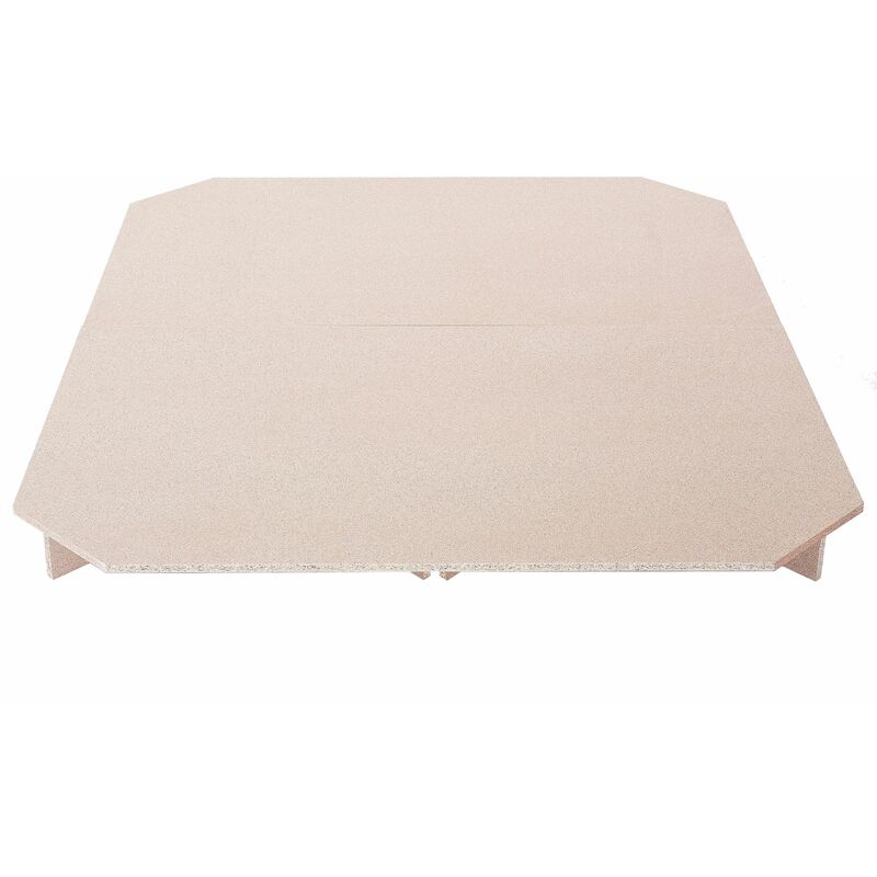 Podest für Wasserbettmatratzen MDF-Platte für Betten 140 x 200 cm Schlafzimmer - Heller Holzfarbton