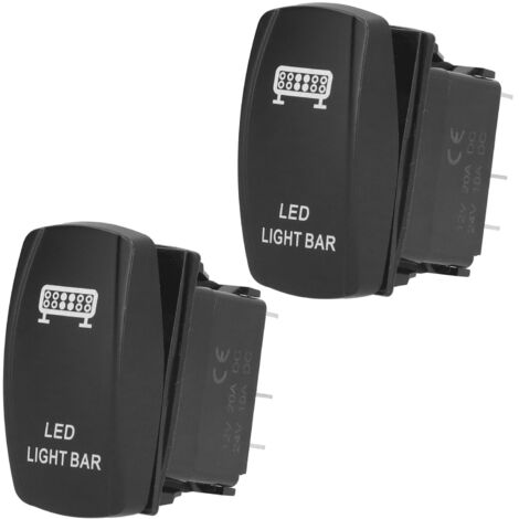 wasserdichte 5-polige 12V-24V-Ein/Aus-Schalter mit LED-Anzeige für Fahrzeuge, Boote und Wohnmobile