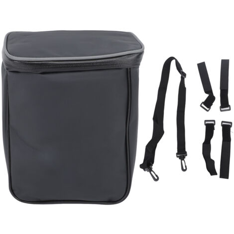 Wasserdichte 6-Liter-Motorrad-Hecktasche mit Zwei-Wege-Verschluss und reflektierenden Streifen, ideal für den täglichen Weg zur Arbeit mit dem E-Bike.