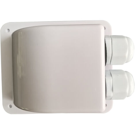 Wasserdichte Anschlussdose für Wohnmobildächer, Photovoltaik-Halterung aus Kunststoff, externer Photovoltaik-Zubehöranschluss aus ABS mit zwei Löchern (1500 V)
