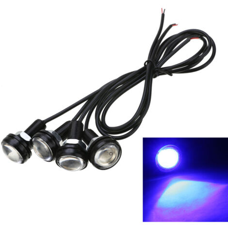 Wasserdichte blaue Bootsbeleuchtung, 4 Stück, 12 V, 3 W