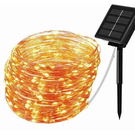 Wasserdichte, dekorative Solarlampenbeleuchtung für die Weihnachts-Gartenparty.
