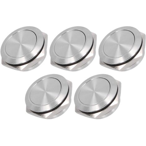 wasserdichte Edelstahl-Drucktaster 22 mm, Einbauschalter, 0–220 V für elektrische Geräte