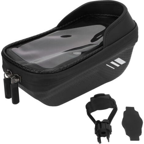Wasserdichte EVA-TPU-Fahrradtasche mit Reißverschluss und Touchscreen, kompatibel mit 7-Zoll-Handys