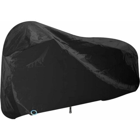 Wasserdichte Fahrradabdeckung Indoor Outdoor Abdeckung 210D Fahrradschutzplane Anti Staub/UV/Regen/Schnee mit Schlossloch für MTB VTC Motorrad ATV – XL 200 x 70 x 110 cm