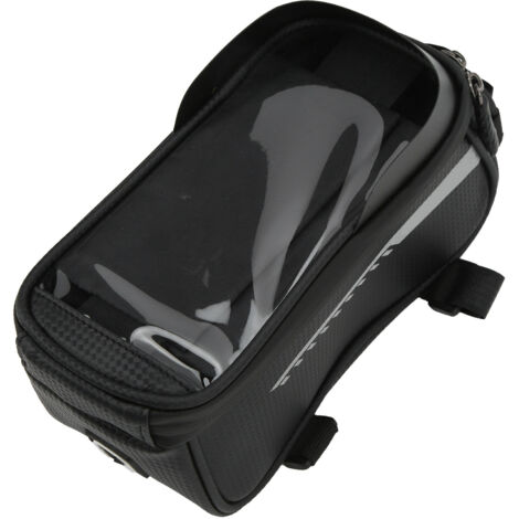 Wasserdichte Fahrradlenkertasche, Touchscreen-kompatibel, für Handys bis zu 16,5 cm/6,5 Zoll