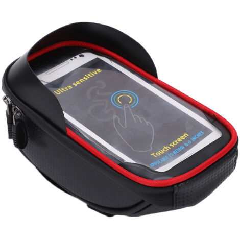 Wasserdichte Fahrradtasche mit Touchscreen-Handyhalterung für Outdoor-Radtouren