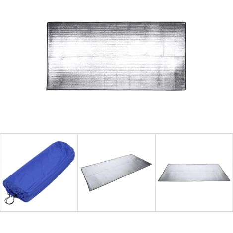 Wasserdichte, faltbare Camping-Isomatte mit Aluminiumbeschichtung (1x2m)