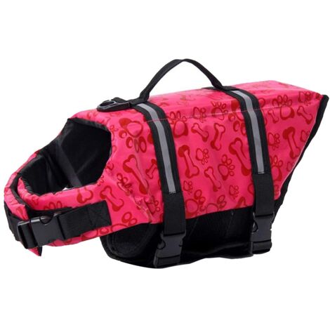 Wasserdichte Hundejacke, Polyester, S, rosa