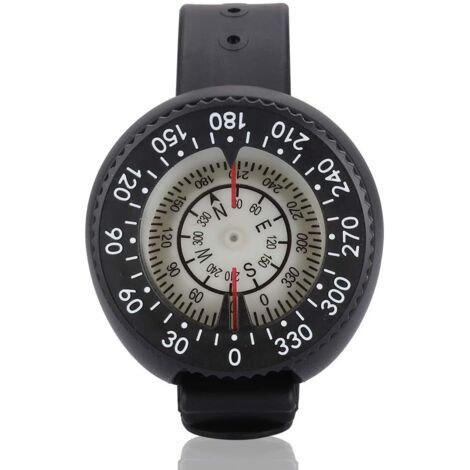 Wasserdichte Kompassuhr zum Tauchen, für die Nordhalbkugel, Nachtsichtgeräte, Armband für Sport und Outdoor-Aktivitäten
