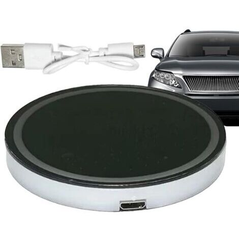 Wasserdichte LED-Innenraumleuchte für Autos, kabellose LED-Autoleuchten, im Dunkeln leuchtendes Autozubehör, 6,8 x 6,8 x 1 cm