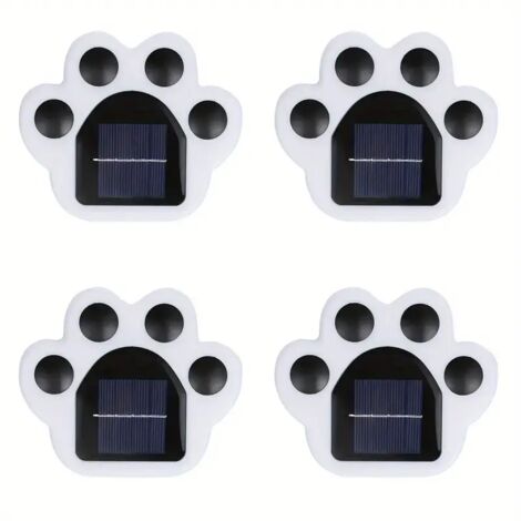 Wasserdichte LED-Solar-Außenleuchte in Form einer Bärenpfote, zur dekorativen Beleuchtung von Garten, Einfahrt, Wegen und Blumenbeeten.
