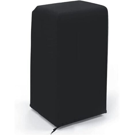 Wasserdichte, matte Schutzhülle für tragbare Klimaanlagen mit Reißverschluss, perfekter Schutz für Klimageräte im Innenbereich, Schwarz, 40 × 46 × 75 cm