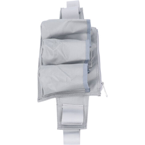 Wasserdichte Reinigungstasche aus Oxford-Canvas, Gürteltasche für Garten- und Heimwerkerwerkzeuge, Grau