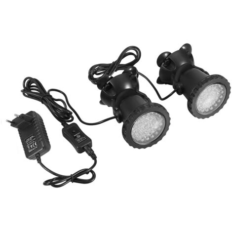 Wasserdichte RGB-LED-Unterwasserbeleuchtung 100-240 V für Aquarien, Gartenteiche und Springbrunnen