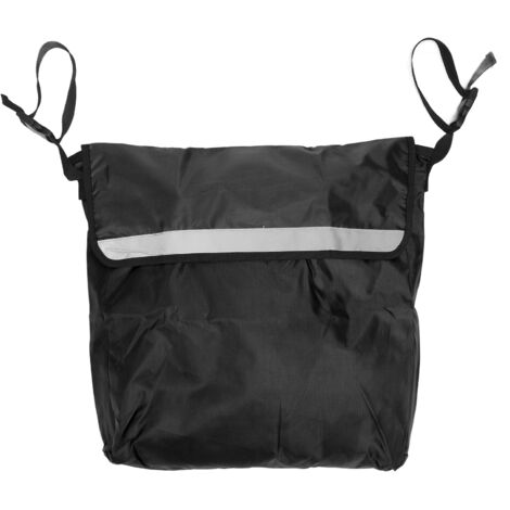 Wasserdichte Rollstuhltasche, großes Fassungsvermögen, verstellbarer Schultergurt, ideal für den Outdoor-Einsatz, schwarz