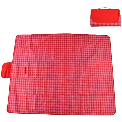 Wasserdichte, rutschfeste, faltbare Picknickdecke für 6-8 Personen, ideal für Camping und Strand, 145 x 180 cm