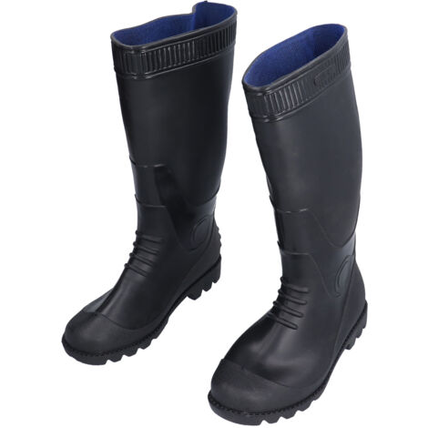 Wasserdichte, rutschfeste Herren-Regenstiefel, Größe 42, Schwarz – Strapazierfähige Angelschuhe