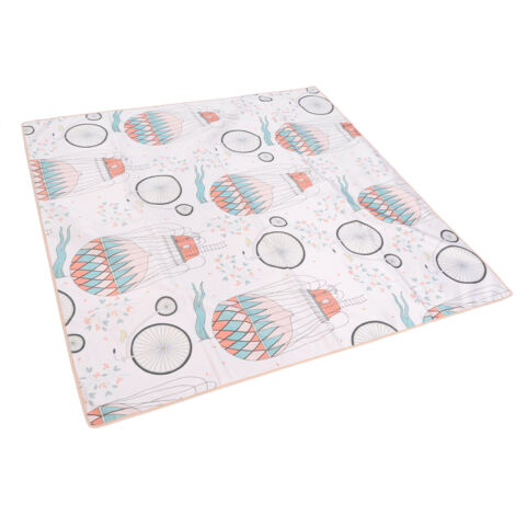Wasserdichte, rutschfeste Matte für Babystühle, niedliches Design und leicht zu reinigen.