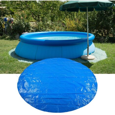 Wasserdichte Schutzabdeckung für Schwimmbecken, 210 cm, runde Form, aus PE, staub- und regendicht