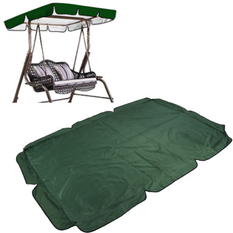 Wasserdichte, silberfarbene Hängemattenabdeckung aus Oxford 600D – UV-Schutz für den Garten (164 x 114 cm), Dunkelgrün