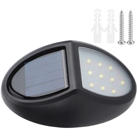 Wasserdichte Solar-Wandleuchte mit 10 LEDs für Garten, Hof und Balkon